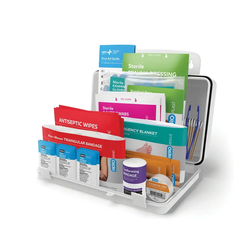 10-Person Osha-Compliant First Aid Kit – Durable Weatherproof Case 1
