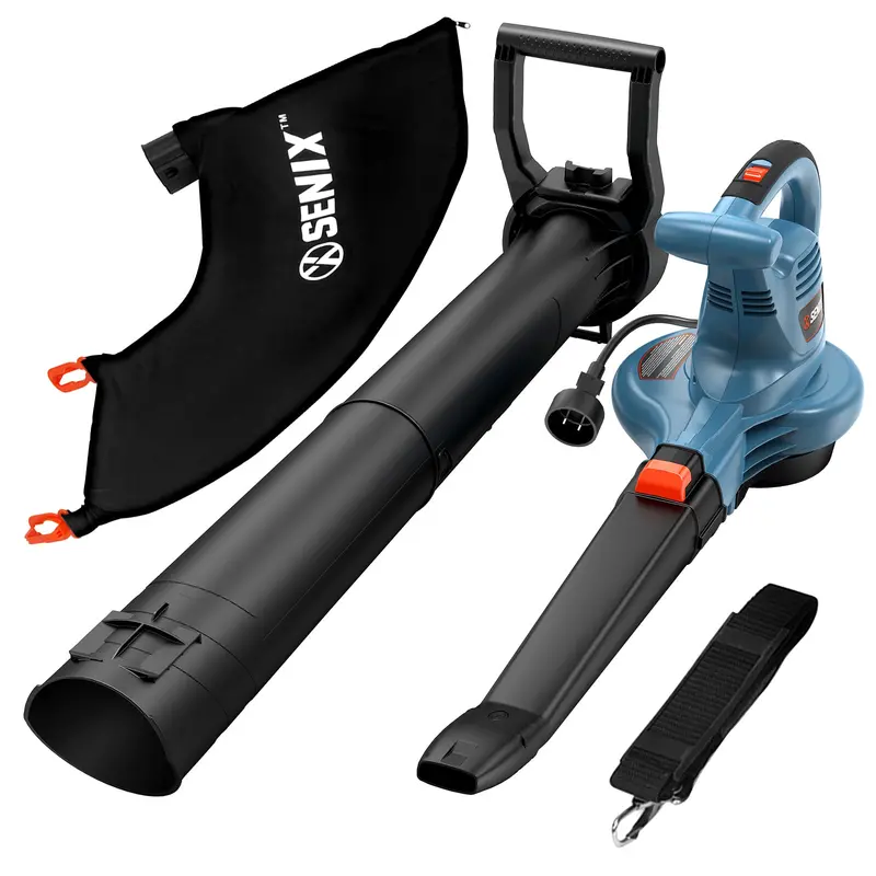 12-Amp Corded Electric 3-In-1 Leaf Blower, Vacuum, And Mulcher 1