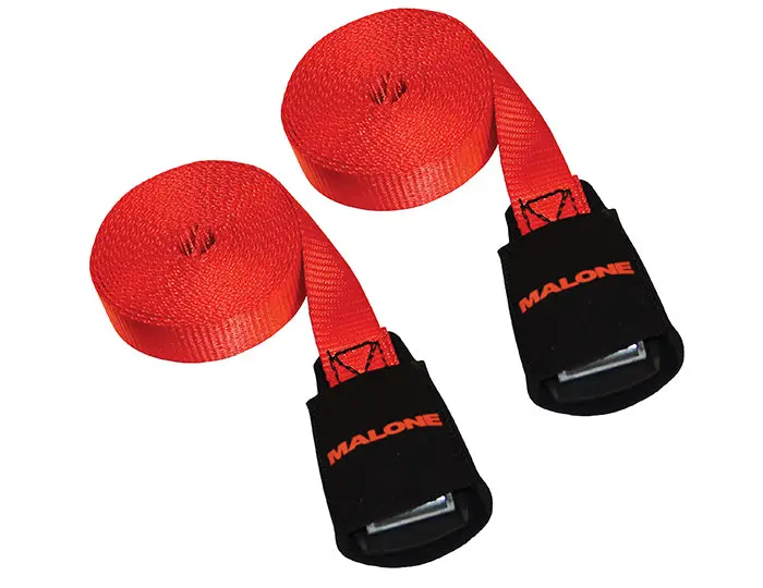 12-Foot Heavy-Duty Tie-Down Straps For Roof Racks – 2-Pack Set 1