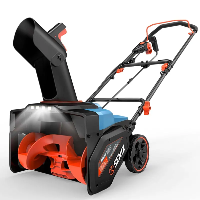 14A Electric Snow Blower – 18" Corded Model For Driveway Clearing 1