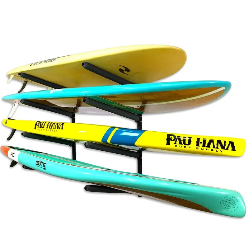 Adjustable 4-Tier Indoor Sup & Surfboard Storage Rack – Kona Series 1