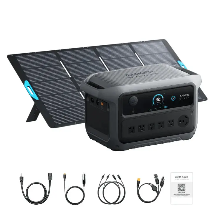 Anker Solix C2000 Gen 2 Power Station (2048Wh) With 400W Solar Charging Kit 1