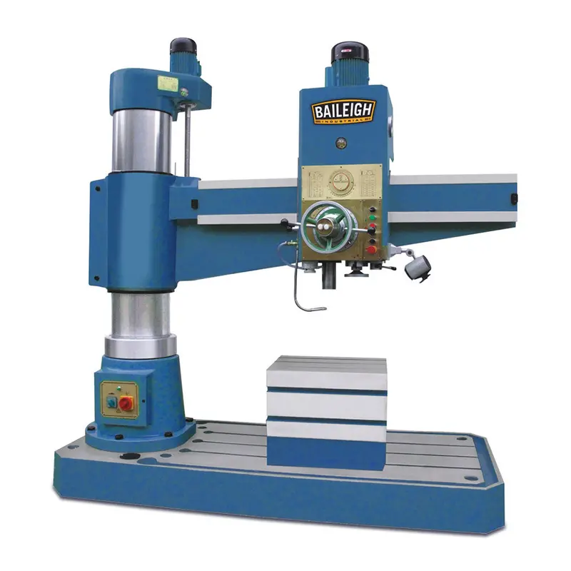 Baileigh Rd-1600H Hydraulic Radial Drill Press – 220V 3-Phase, Heavy-Duty Drilling 1