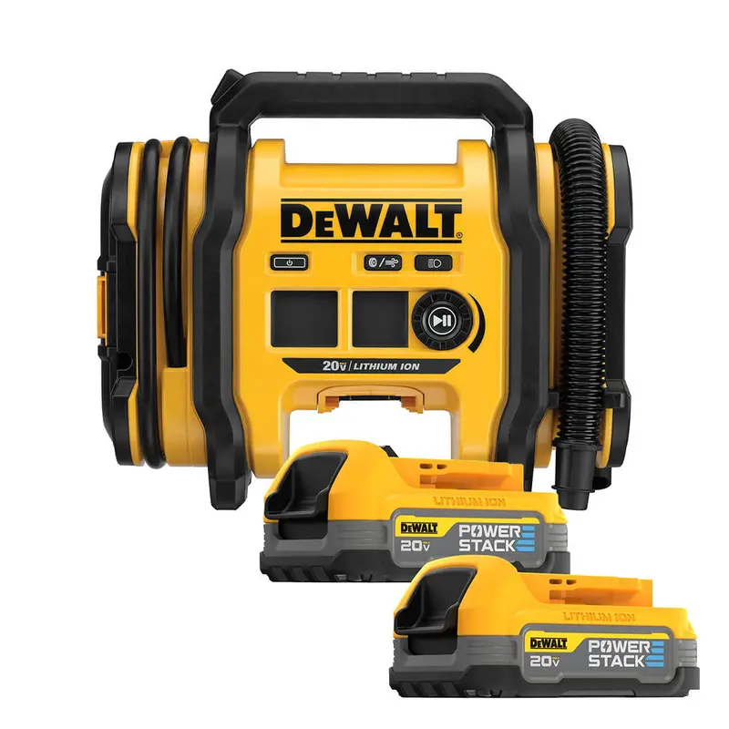 Dewalt Dcc020Ib-2Pk 20V Max Cordless Air Inflator With Dual Powerstack Batteries 1