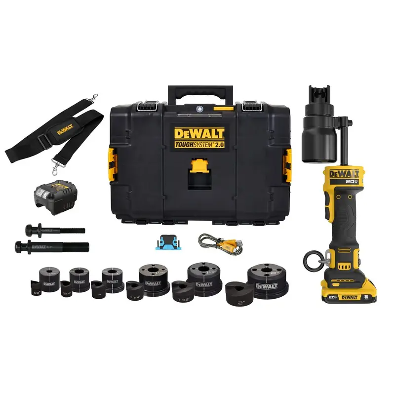 Dewalt Dce600D1K2 20V Hydraulic Knockout Kit – Includes 1/2" To 2" Punches & Dies 1
