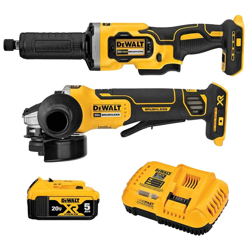 Dewalt Dck203P1 20V Max Xr 2-Tool Grinder & Die Grinder Combo Kit 1