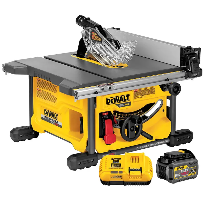 Dewalt Dcs7485T1 60V Flexvolt 8-1/4-Inch Adjustable Table Saw – Complete Kit 1