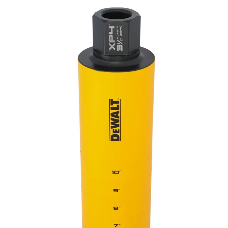 Dewalt Dw55018 3-1/2" X 15" Cordless Diamond Core Bit With Recessed Grooves 1