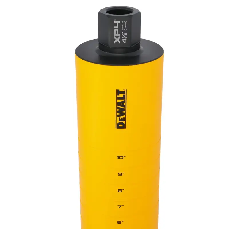 Dewalt Dw55021 4-1/2" X 15" Cordless Diamond Core Bit With Recessed Grooves 1