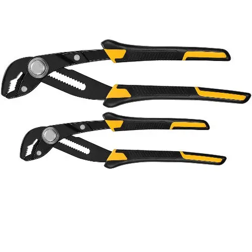 Dewalt Dwht70486 Push-Lock Plier Set – 8" And 10" Combination (2-Piece) 1