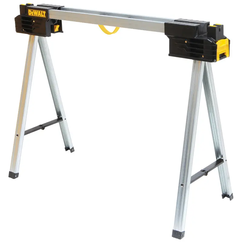 Dewalt Metal Folding V-Groove Sawhorse – Durable, Portable Stand 1