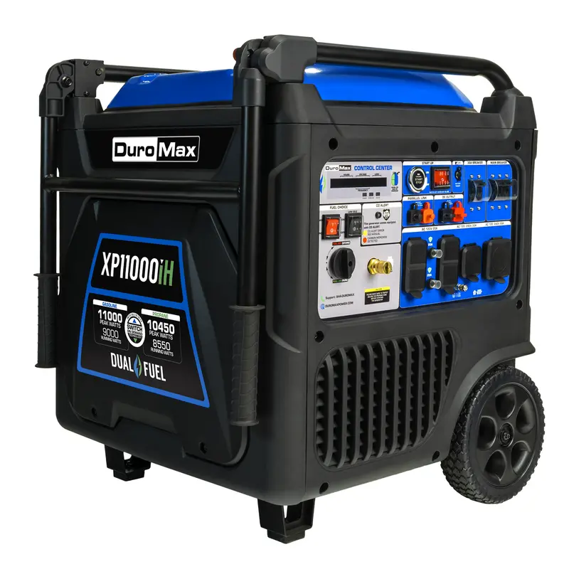 Duromax Xp11000Ih — 11,000W Dual-Fuel Portable Inverter Generator (Quiet, Low Thd) 1