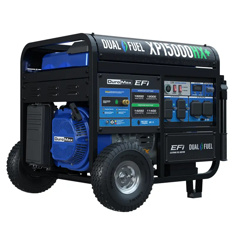 Duromax Xp15000Hx+ 15,000W Dual-Fuel Portable Generator – Electric Start, Efi, 120/240V 1