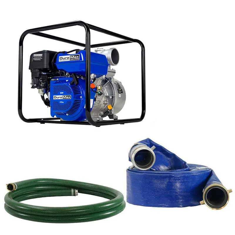 Duromax Xp904Wp-Lhk 270Cc Gas Water Pump – 427 Cfm, 4" Discharge Kit 1