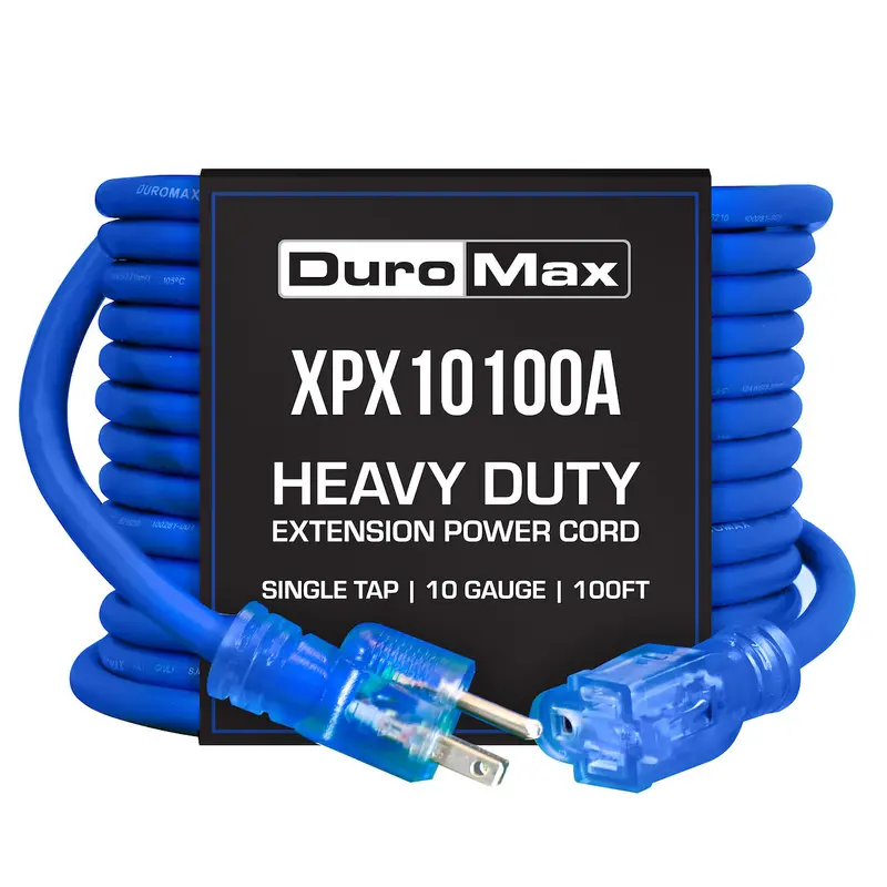 Duromax Xpx10100A 100-Foot 10-Gauge Heavy-Duty Single-Tap Extension Cord (Sjeoow) 1