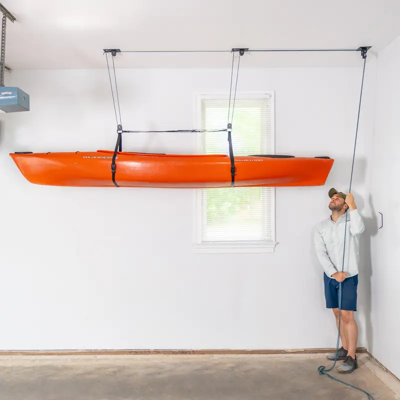 Easylift Ceiling-Mounted Kayak Hoist – 150-Pound Capacity 1