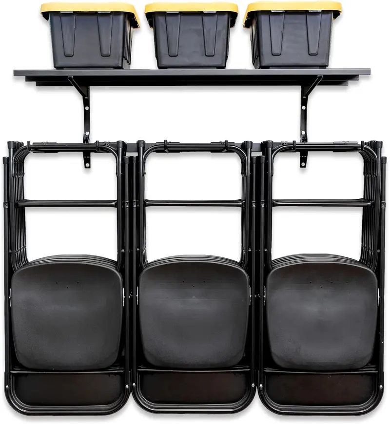G-Chair Heavy-Duty Wall-Mounted Shelf System | 300 Lb Capacity 1