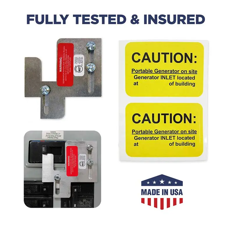 Geninterlock Eat-Pn200 Interlock Kit For Cutler Hammer Br-Series 150A/200A Panels 1
