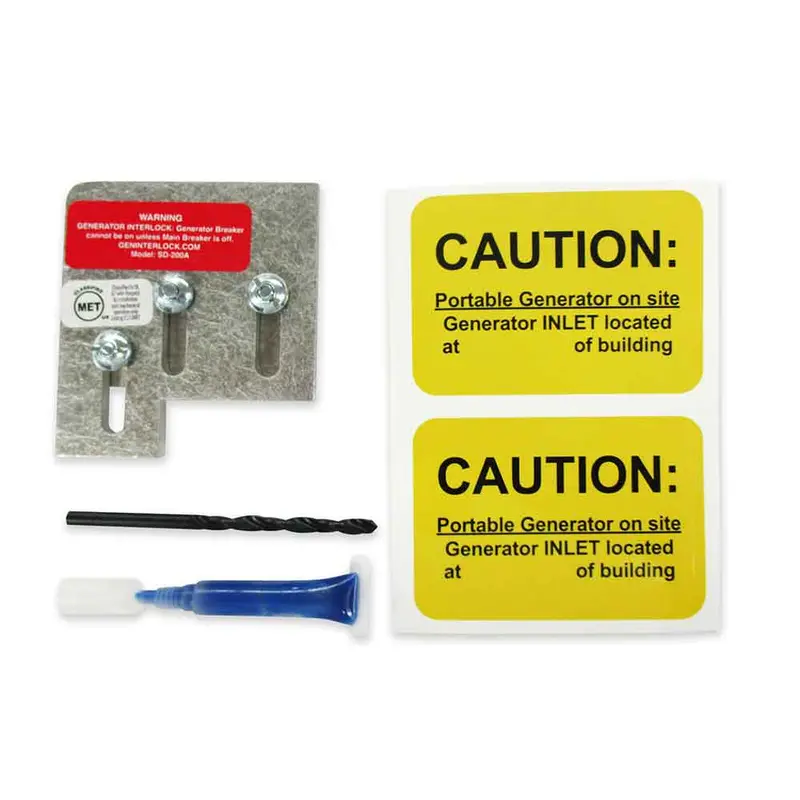 Geninterlock Sd-200A Interlock Kit For Square D Qo & Homeline 150A/200A Panels 1