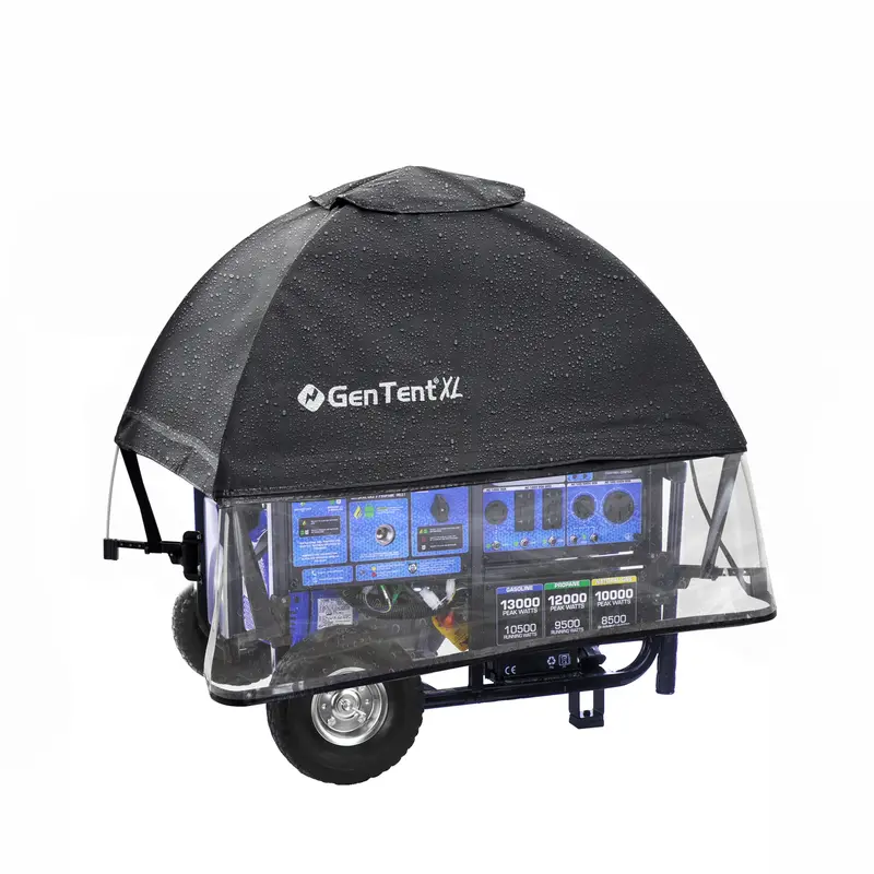 Gentent Gtxpfuasbk Xl Standard Black Universal Cover For Open-Frame Generators 1