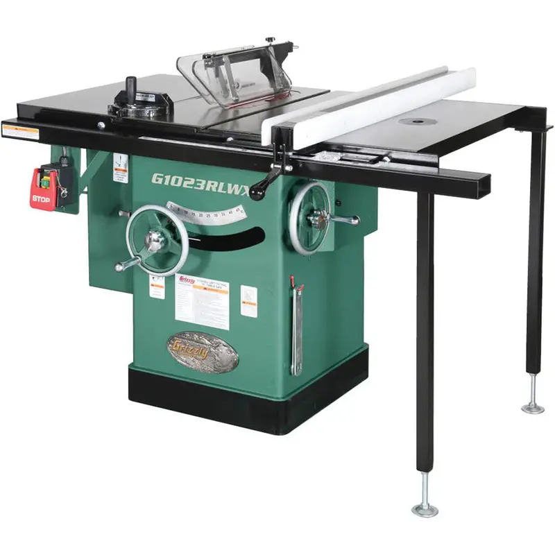 Grizzly G1023Rlwx Heavy-Duty Cabinet Table Saw – 10", 5 Hp, Left-Tilting, 240V 1