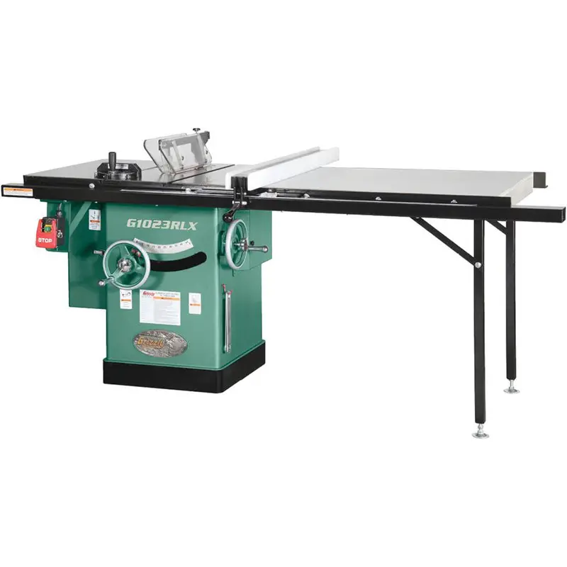 Grizzly G1023Rlx Cabinet Table Saw – 10", 3 Hp, Left-Tilting, 240V With Extension Table 1