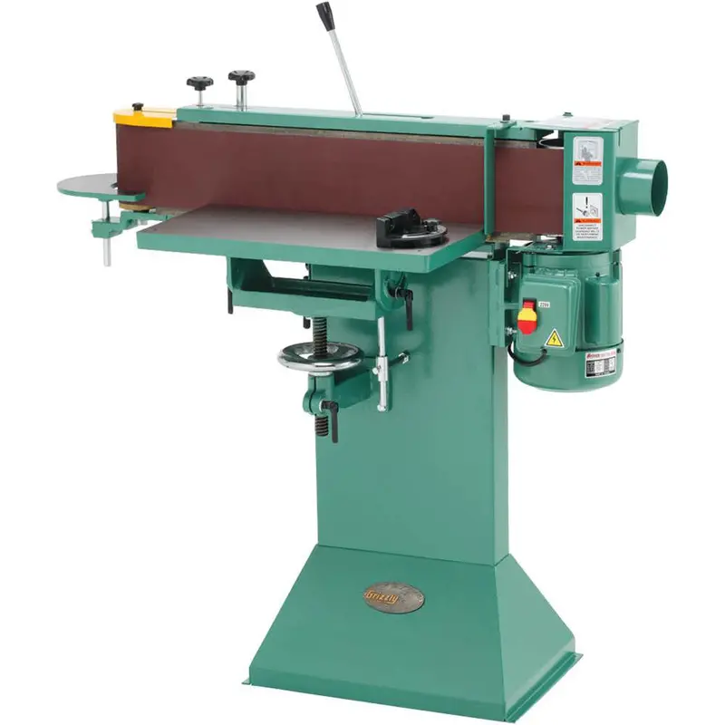 Grizzly G1140 Floor-Model Edge Sander – 6"×80", Dual-Voltage (110V/220V) Heavy-Duty Sanding 1