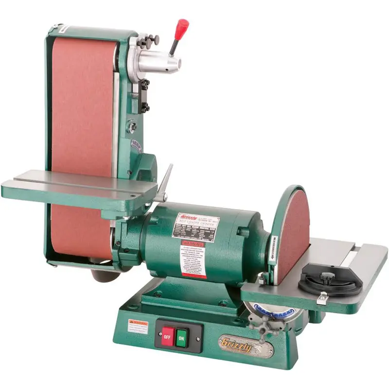 Grizzly G1183 Belt And Disc Sander – 6"×48" Belt, 12" Disc, 110V/220V Flexibility 1