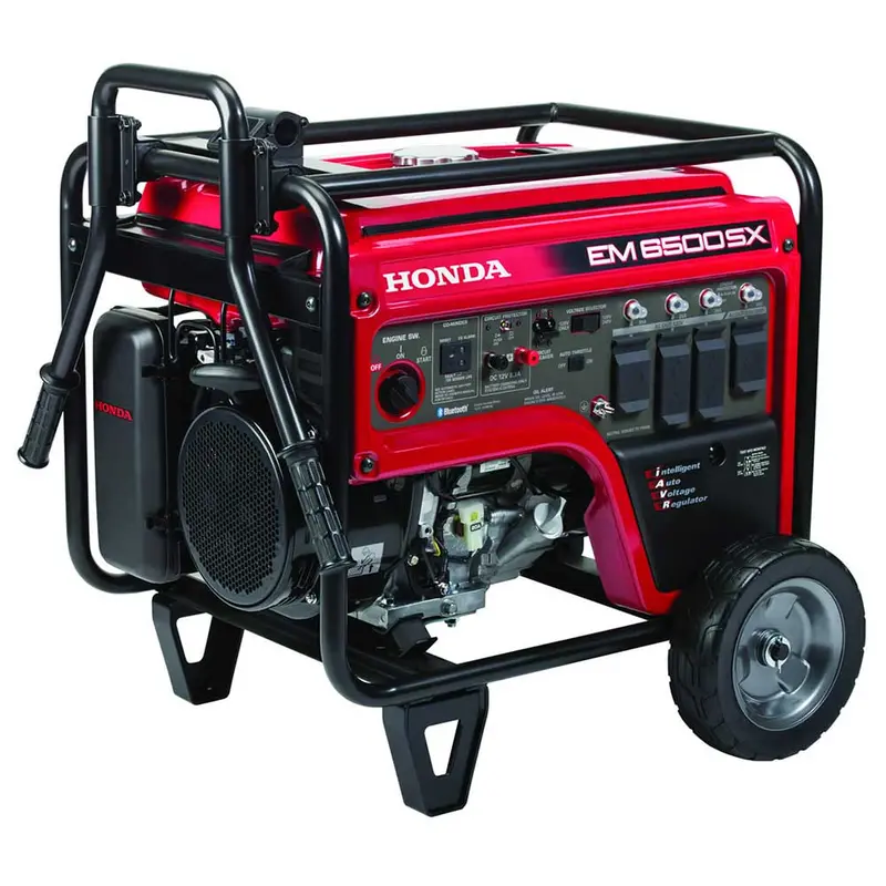 Honda Em6500S 6,500W Portable Generator – Electric Start, Co-Minder Safety, 120/240V (669060, 49-State) 1