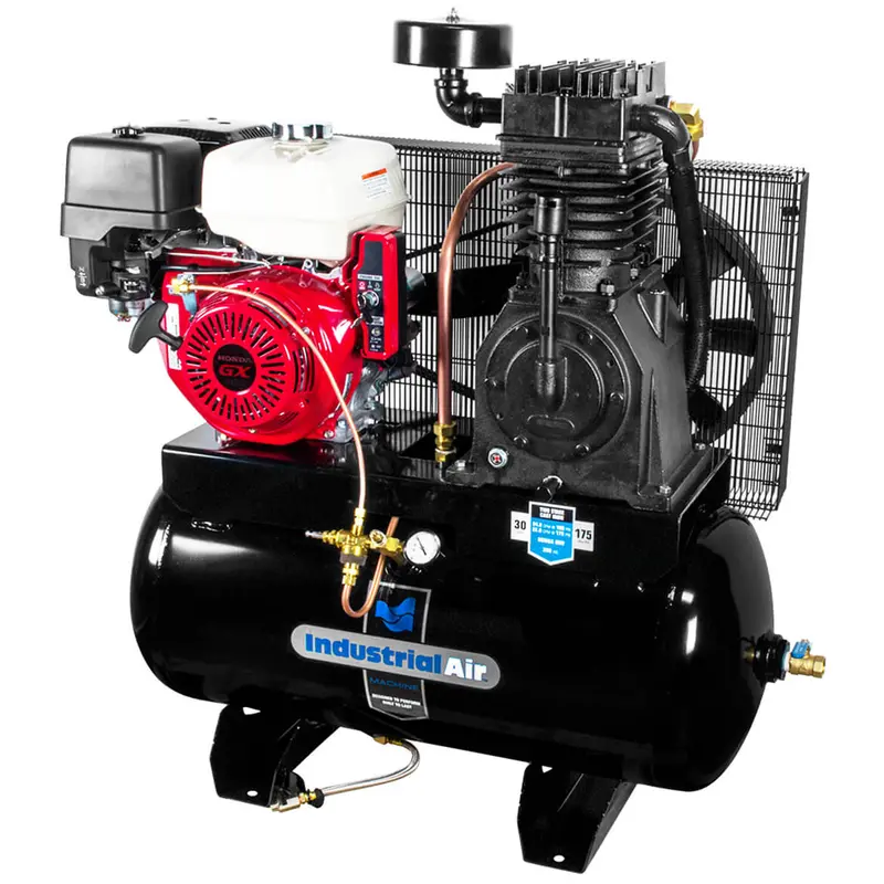 Industrial Air Ih1393075 30-Gallon Truck-Mount Air Compressor – 13 Hp Engine-Driven 1