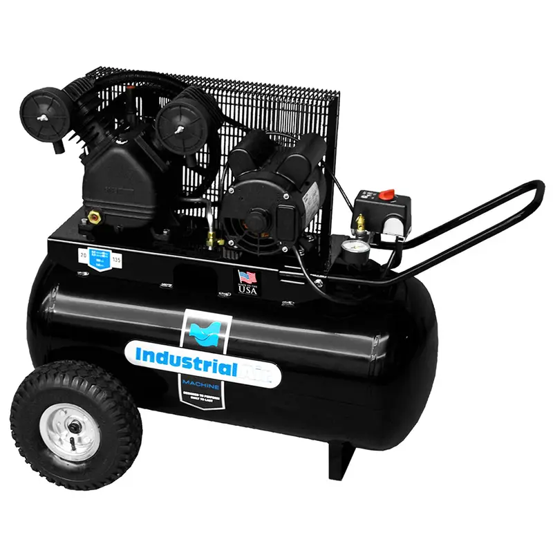 Industrial Air Ip1682066.Mn 20-Gallon 1.6 Hp Horizontal Air Compressor – 120V 1