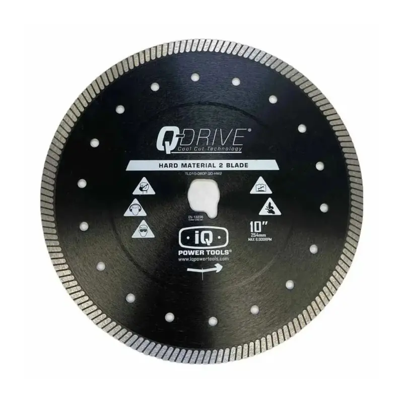 Iq Power Tools 10-Inch Q-Drive Turbo Diamond Blade For Dry Cutting Hard Materials 1