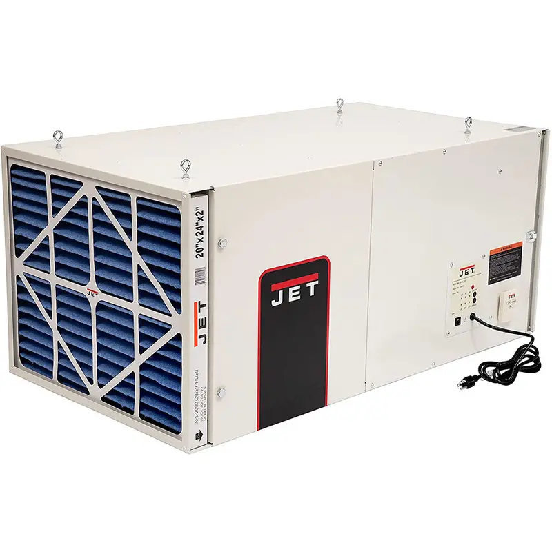 Jet Afs-2000 1700 Cfm Air Filtration System – 3-Speed Control With Remote 1