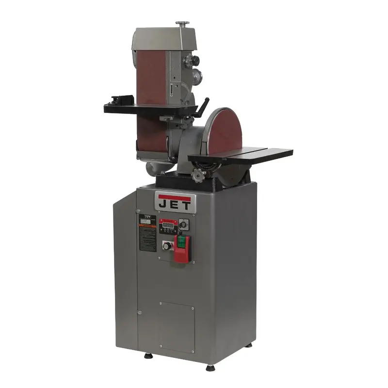 Jet Jt1-112 J-64812Vs 6" × 48" Belt And 12" Disc Combo Grinder/Finisher 1