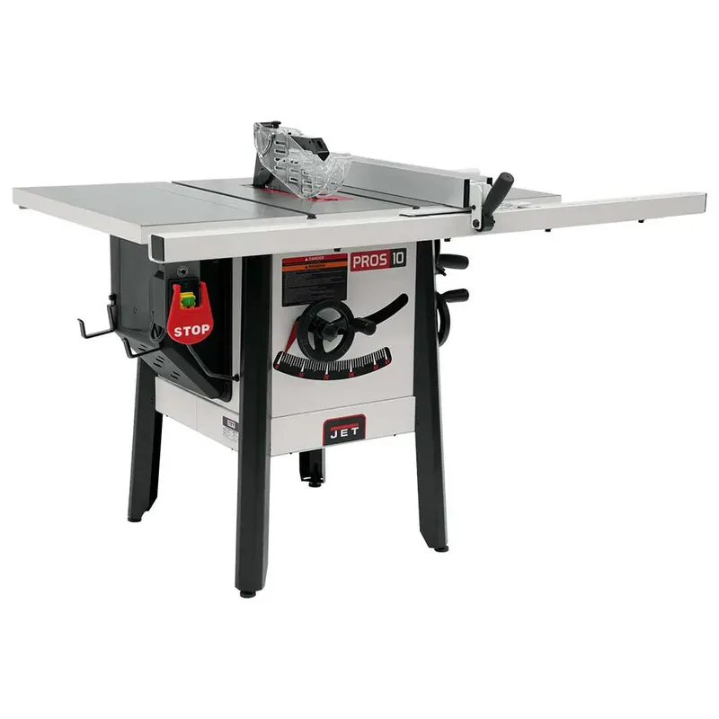 Jet Proshop Table Saw – 10" Blade, 115V, Cast Wing Design, 30" Rip Capacity 1