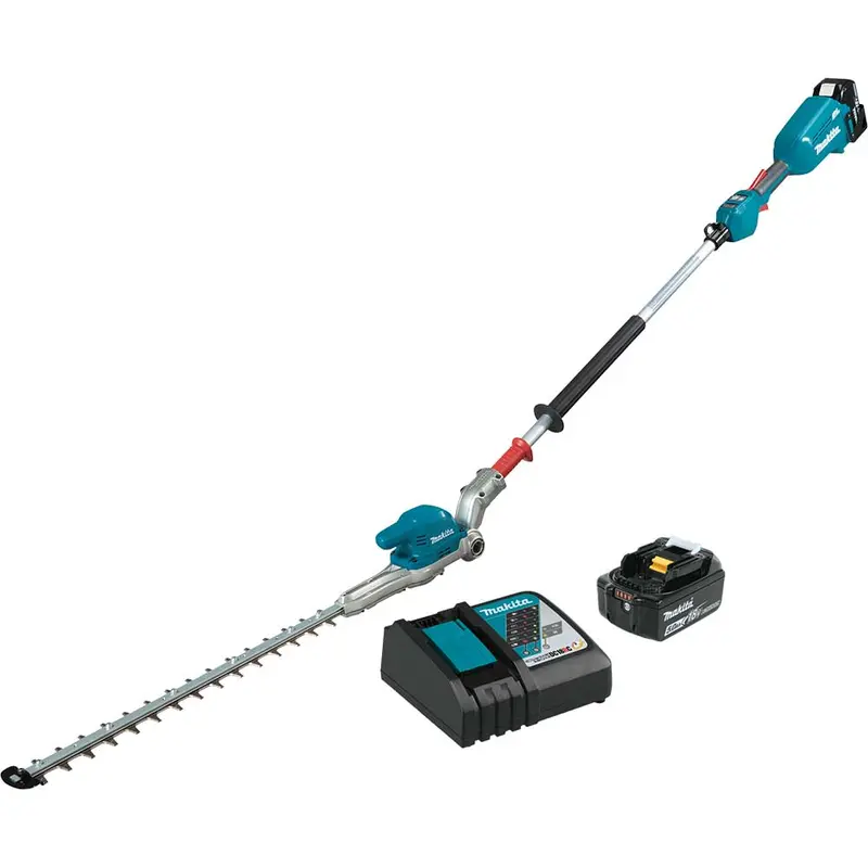 Makita 18V Lxt Brushless Articulating 20-Inch Pole Hedge Trimmer Kit 1