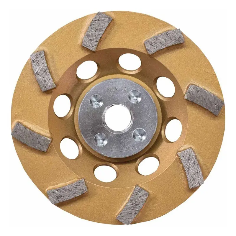 Makita 4-1/2" Turbo Diamond Cup Wheel – 8-Segment, Anti-Vibration 1