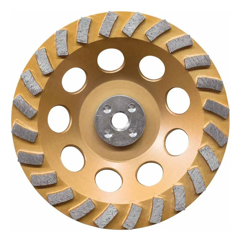 Makita 7" Turbo Diamond Cup Wheel – 24-Segment, Anti-Vibration 1