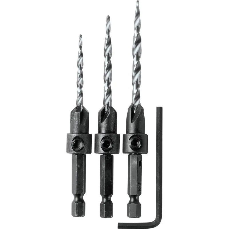 Makita A-99661 3-Piece Countersink Bit Set With Hex Key 1