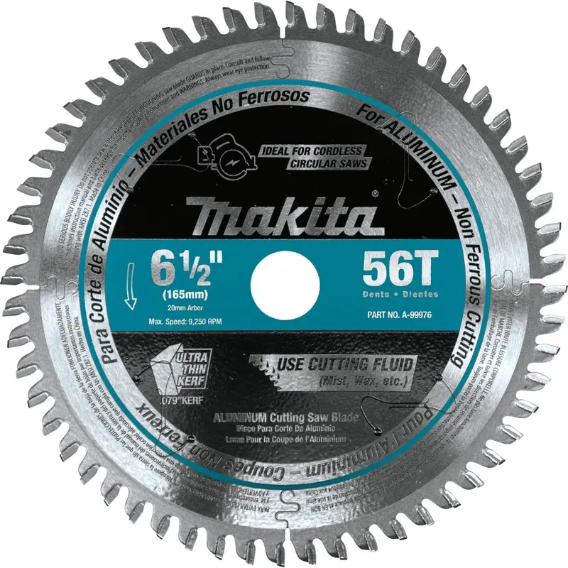Makita A-99976 6-1/2" Cordless Plunge Cut Blade – 56-Tooth Carbide-Tipped 1