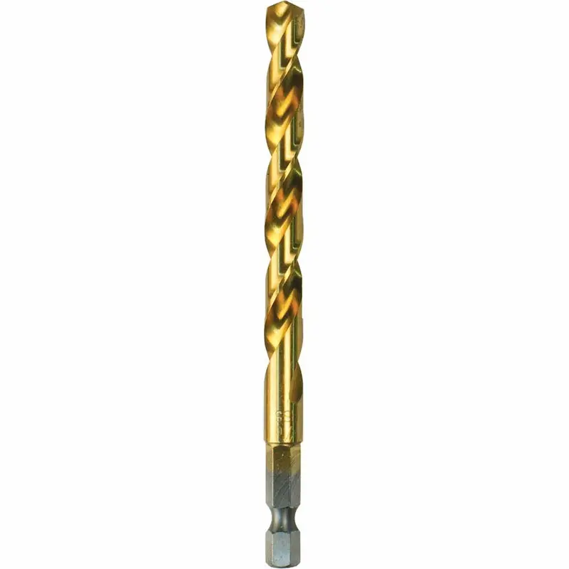Makita D-23933 Titanium-Enhanced Drill Bit – 5/16" Diameter, 1/4" Hex Shank 1