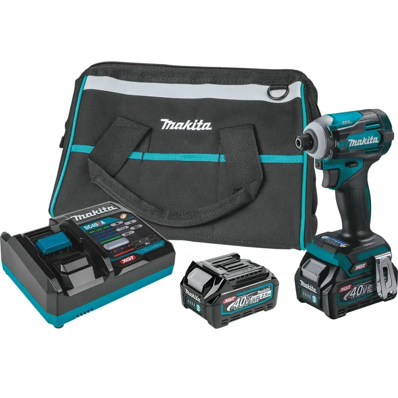 Makita Gdt01D 40V Xgt 4-Speed Impact Driver Kit – 2.5Ah Battery Included 1