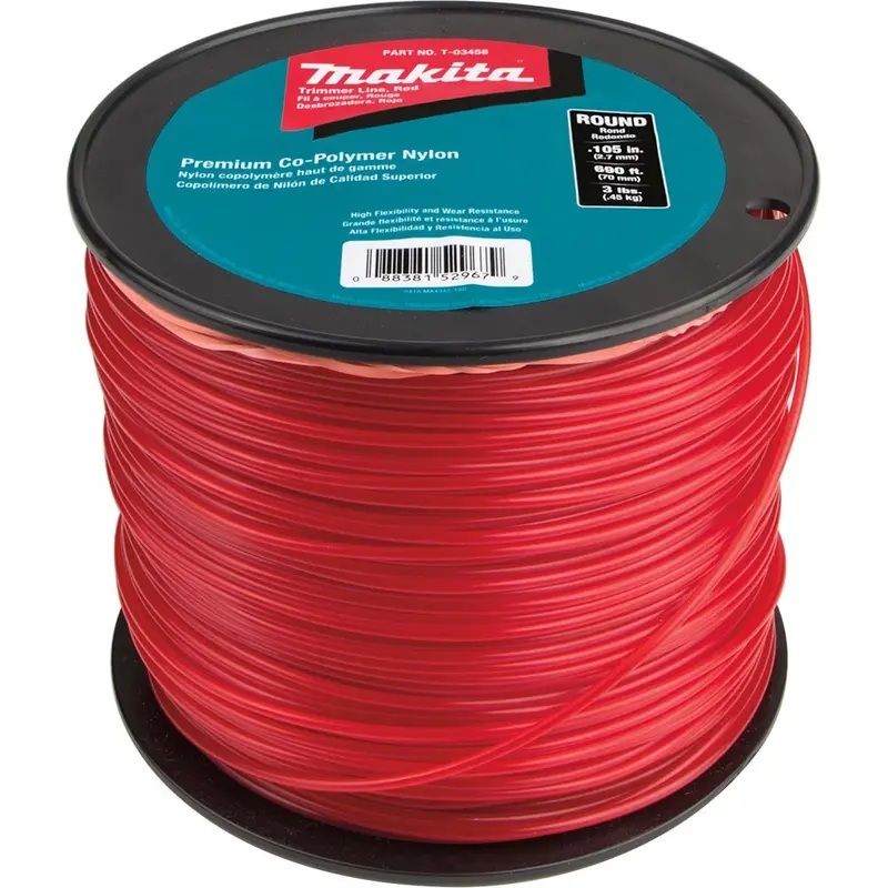 Makita T-03458 0.105-Inch Red Round Trimmer Line — 690 Feet, 3-Pound Spool 1