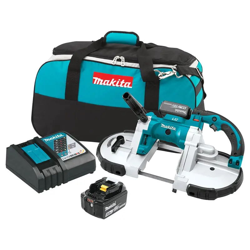 Makita Xbp02Tx 18V Lxt Portable Band Saw Kit With 5.0Ah Battery 1