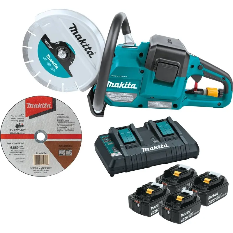 Makita Xec01Pt1 36V (18V X2) Brushless Cordless 9" Power Cutter Kit 1