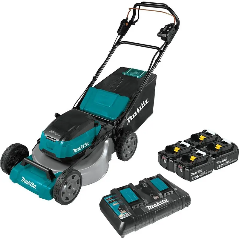 Makita Xml08Pt1 36V (18V X2) 21" Self-Propelled Cordless Lawn Mower Kit 1