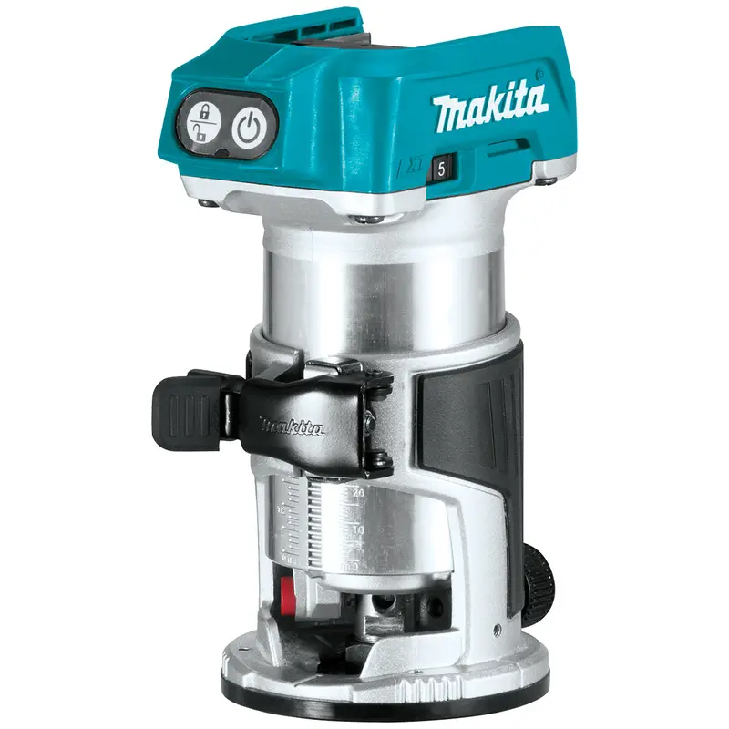 Makita Xtr01Z 18V Brushless Compact Router – 1/4" Collet, Bare Tool 1