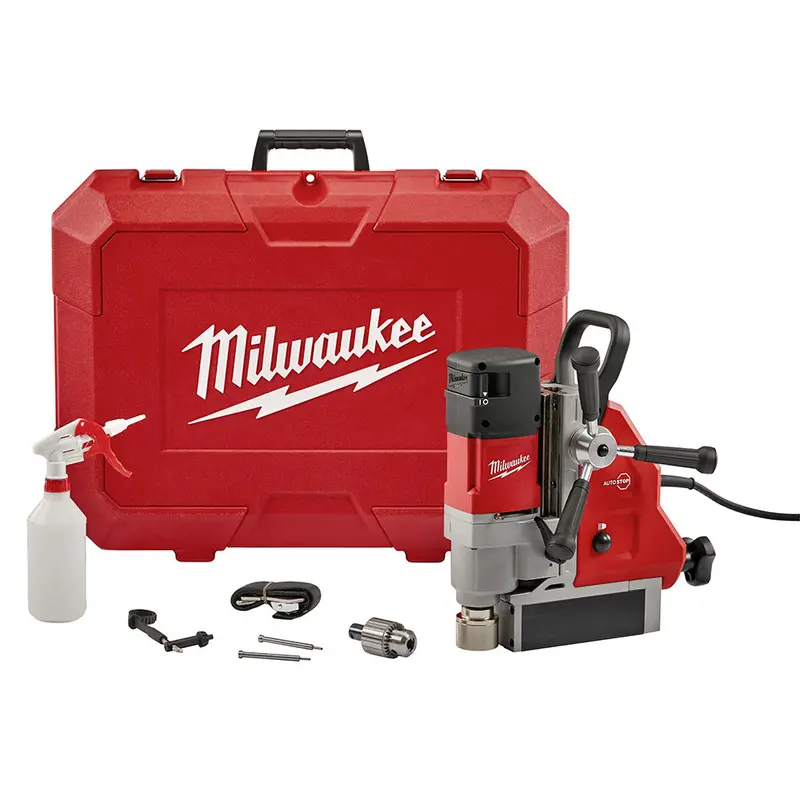 Milwaukee 1-5/8" Corded Magnetic Drill Press Kit With Pilot Pins – Refurbished 1