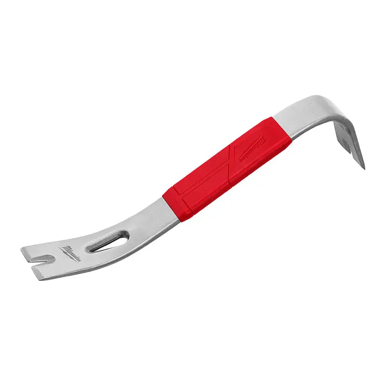 Milwaukee 12" Heavy-Duty Pry Bar With Shockshield Grip 1