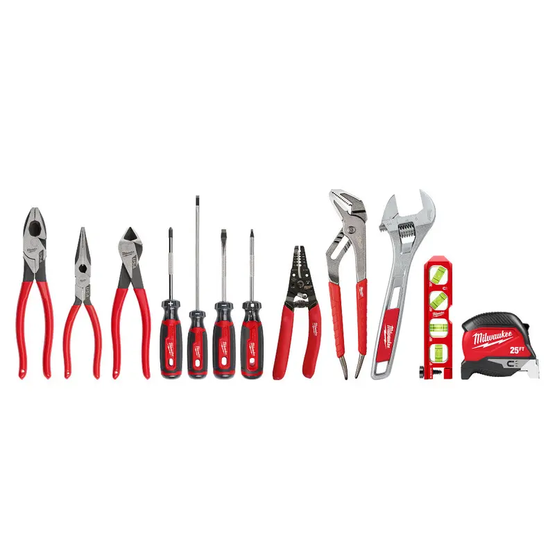 Milwaukee 12-Piece Electrical Hand Tool Set – Professional-Grade Kit 1